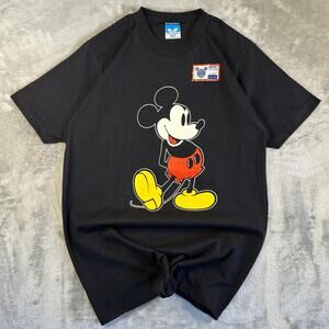 Vintage 80s Disney Mickey Mouse T Shirt Mens Medium USA Made Character